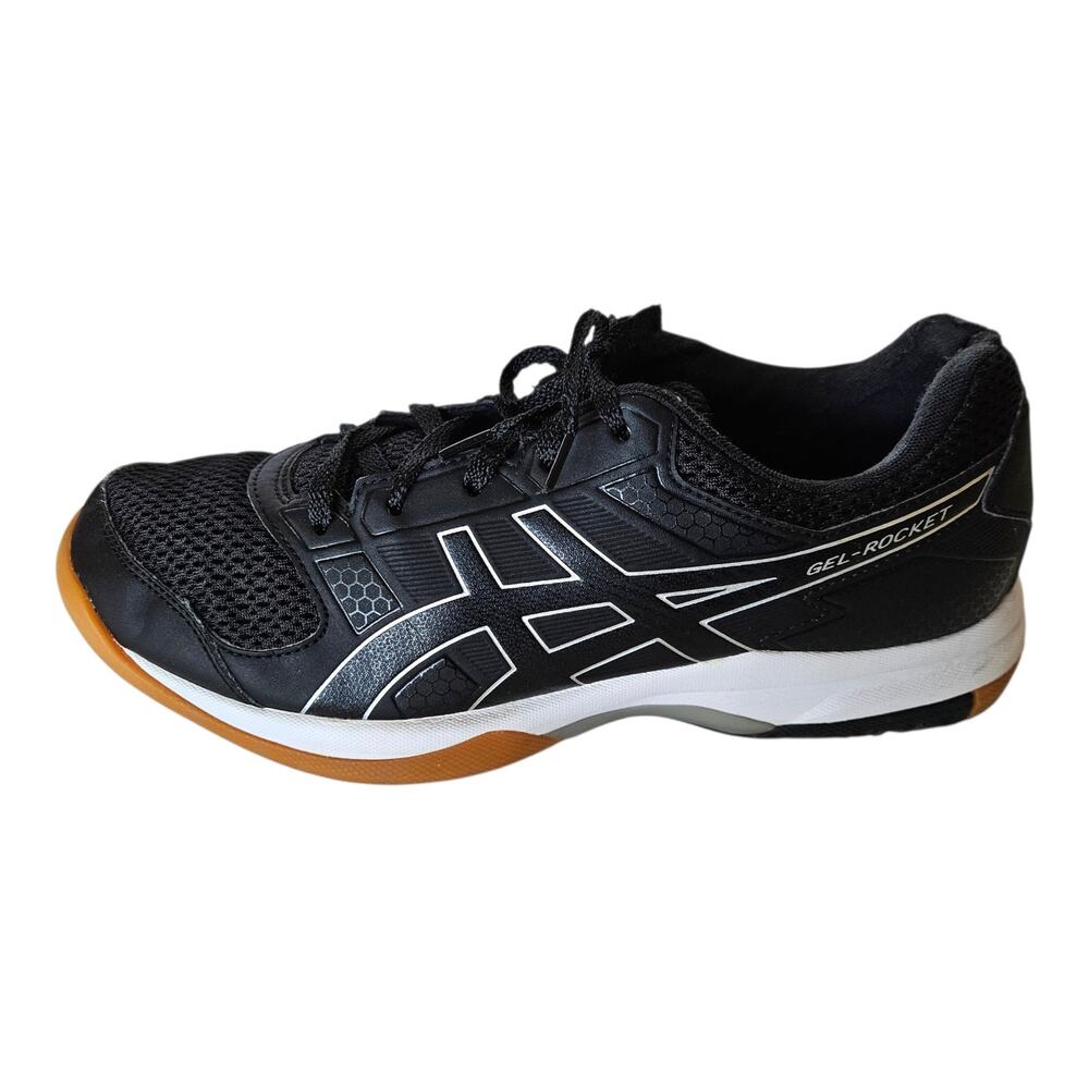 ASICS Women's Size 10 Gel Rocket Black Volleyball Shoes Sneakers EU42 B756Y